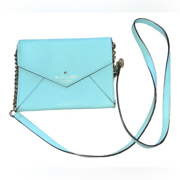 kate spade Handbags - Kate Spade Blue Envelope Crossbody Bag